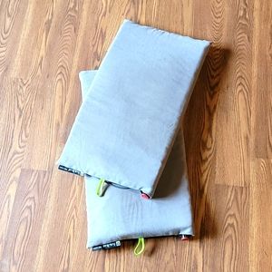 Two inflatable Nemo camping pillows